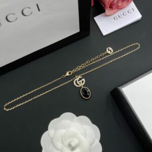 New Collection Fashion Gucci Gold Necklace Women 080