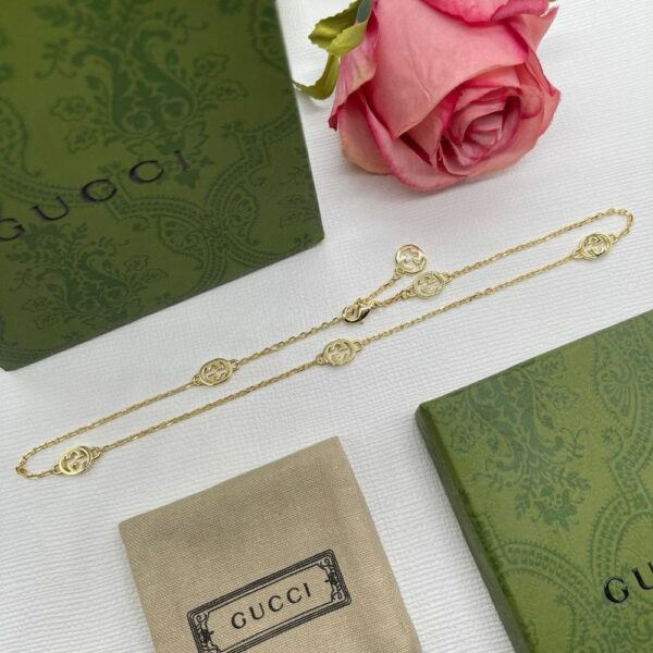 New Collection Fashion Gucci Gold Necklace Women 077