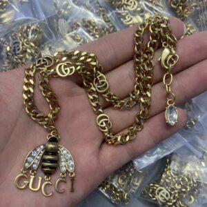 New Collection Fashion Gucci Gold Necklace Women 070