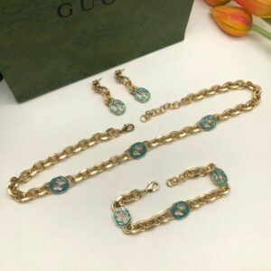 New Collection Fashion Gucci Gold Necklace Women 066