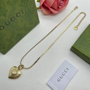 New Collection Fashion Gucci Gold Necklace Women 063