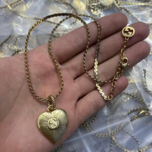 New Collection Fashion Gucci Gold Necklace Women 064