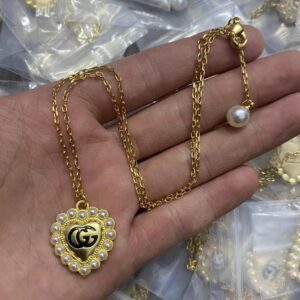 New Collection Fashion Gucci Gold Necklace Women 054