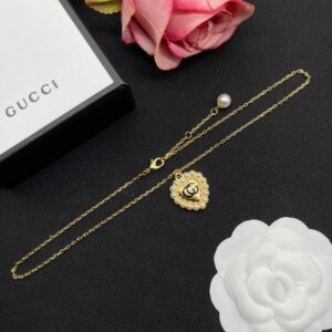 New Collection Fashion Gucci Gold Necklace Women 044