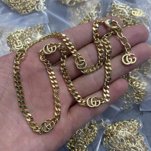 New Collection Fashion Gucci Gold Necklace Women 028