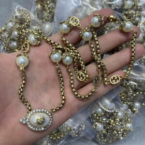 New Collection Fashion Gucci Gold Necklace Women 015