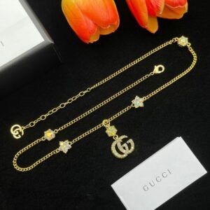 New Collection Fashion Gucci Gold Necklace Women 006