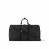 LV Keepall Bandouliere 55 Monogram Eclipse Canvas For Men, Men’s Bags, Travel Bags M40605 LV Keepall Bandouliere 55 Monogram Eclipse Canvas For Men, Men’s Bags, Travel Bags M40605