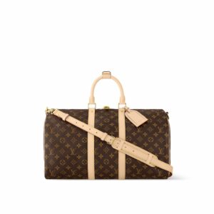 LV Keepall Bandoulière 45 Monogram Canvas Travel Bags M41418