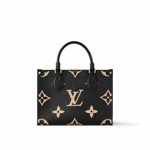 LV OnTheGo PM Tote Bag Black For Women M45659 LV OnTheGo PM Tote Bag Black For Women M45659