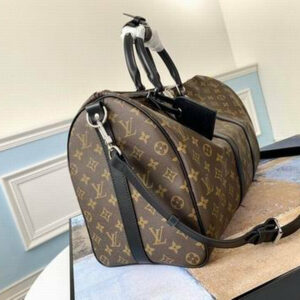 LV Keepall Bandouliere 45 Monogram Macassar Canvas For Men, Travel Bags M56711 3 M56711 45x27x20 gf 3 1751018 result