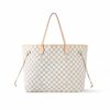 LV Neverfull GM Damier Azur Canvas Rose Ballerine Pink for Women N41604