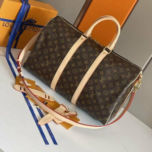 LV Keepall Bandoulière 45 Monogram Canvas Travel Bags M41418