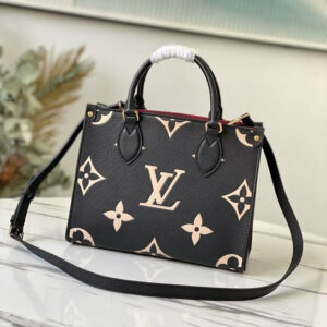 LV OnTheGo PM Tote Bag Black For Women M45659