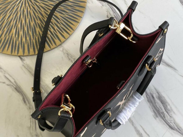 LV OnTheGo PM Tote Bag Black For Women M45659 LV OnTheGo PM Tote Bag Black For Women M45659