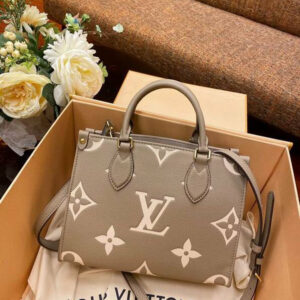 LV OnTheGo PM Bag Bicolor Light-Brown