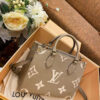 LV OnTheGo PM Bag Bicolor Light-Brown LV OnTheGo PM Bag Bicolor Light-Brown