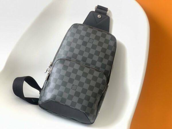 LV Avenue Sling Bag Damier Graphite Canvas For Men N41719 LV Avenue Sling Bag Damier Graphite Canvas For Men N41719