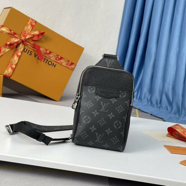 LV Outdoor Slingbag Taigarama Noir Black For Men M30741 LV Outdoor Slingbag Taigarama Noir Black For Men M30741
