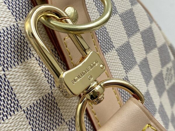 LV Keepall Bandouliere 55 Damier Azur Canvas For Women, Travel Bags N41429