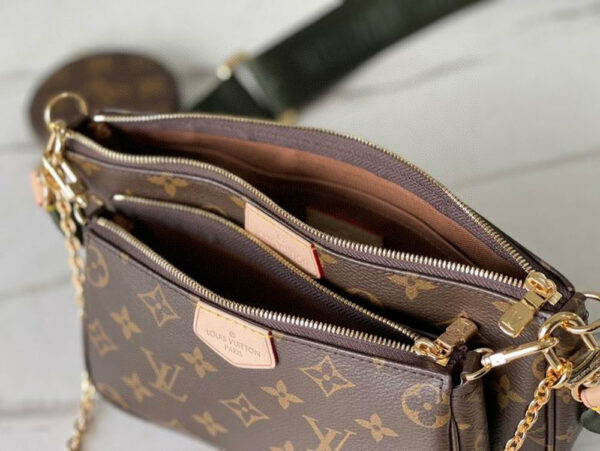 LV Multi Pochette Accessoires Monogram Canvas Khaki for Women M44813 LV Multi Pochette Accessoires Monogram Canvas Khaki for Women M44813