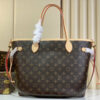 LV Neverfull MM Monogram Canvas Red For Women M46987 LV Neverfull MM Monogram Canvas Red For Women M46987