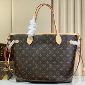LV Neverfull MM Monogram Canvas Red For Women M46987