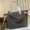 LV Neverfull MM Monogram Canvas Red For Women M46987 LV Neverfull MM Monogram Canvas Red For Women M46987