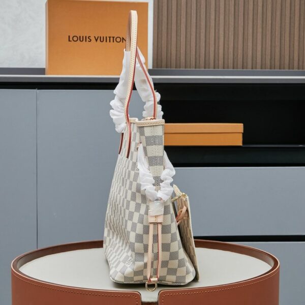 LV Neverfull GM Tote Bag Damier Azur Canvas Beige For Women N41360 LV Neverfull GM Tote Bag Damier Azur Canvas Beige For Women N41360