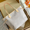 LV Neverfull MM Tote Bag Damier Azur Canvas for Women N41361 LV Neverfull MM Tote Bag Damier Azur Canvas for Women N41361