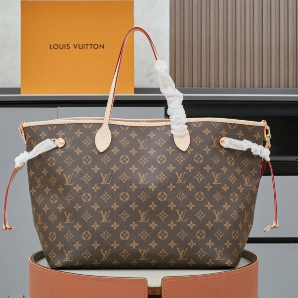 LV Neverfull GM Tote Bag Monogram Canvas Rose Ballerine Pink For Women LV Neverfull GM Tote Bag Monogram Canvas Rose Ballerine Pink For Women