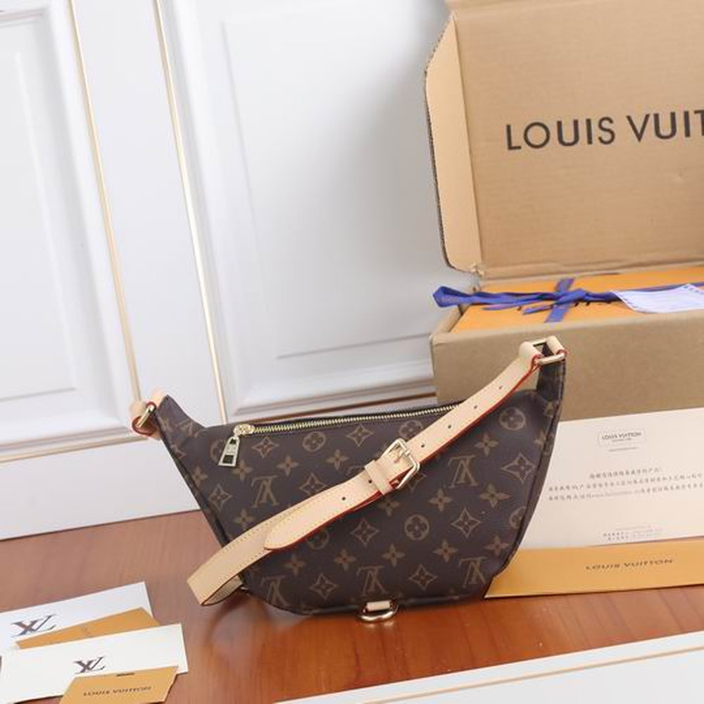 LV Bum Bag Monogram Canvas Brown M43644 LV Bum Bag Monogram Canvas Brown M43644