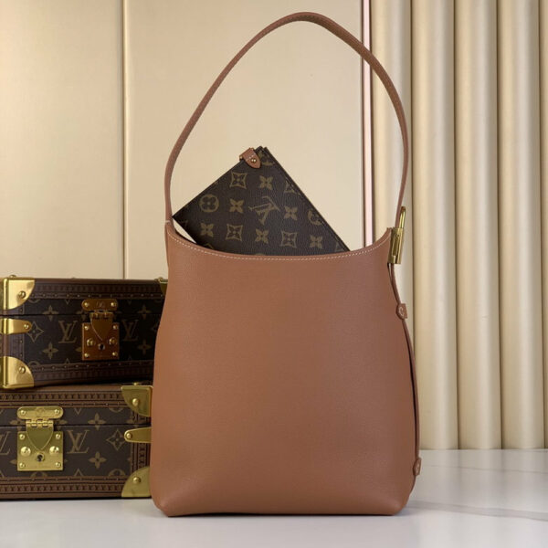 LV Low Key Hobo PM Cognac For Women M25354 LV Low Key Hobo PM Cognac For Women M25354