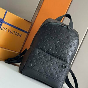 LV Racer Backpack Monogram Shadow Black For Men M46109