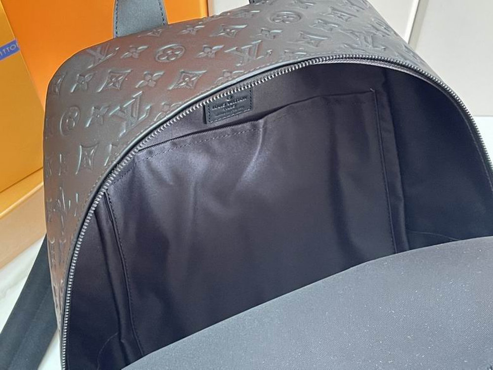 LV Racer Backpack Monogram Shadow Black For Men M46109 LV Racer Backpack Monogram Shadow Black For Men M46109