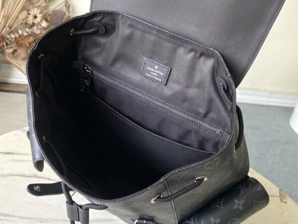 LV Christopher MM Backpack Grey For Men LV Christopher MM Backpack Grey For Men