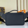 LV S Lock Sling Bag Black For Men M58487