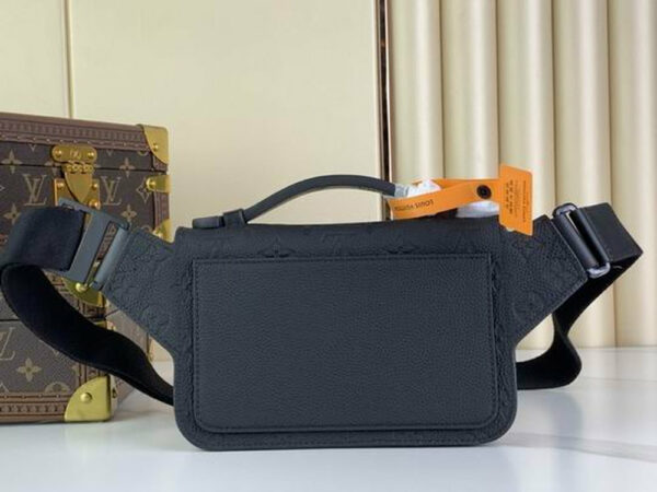 LV S Lock Sling Bag Black For Men M58487