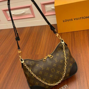 LV Boulogne Monogram Canvas Black For Women M45831