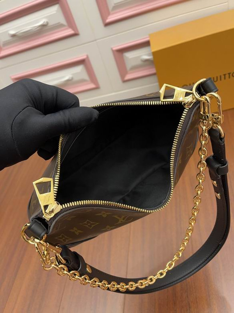 LV Boulogne Monogram Canvas Black For Women M45831 LV Boulogne Monogram Canvas Black For Women M45831