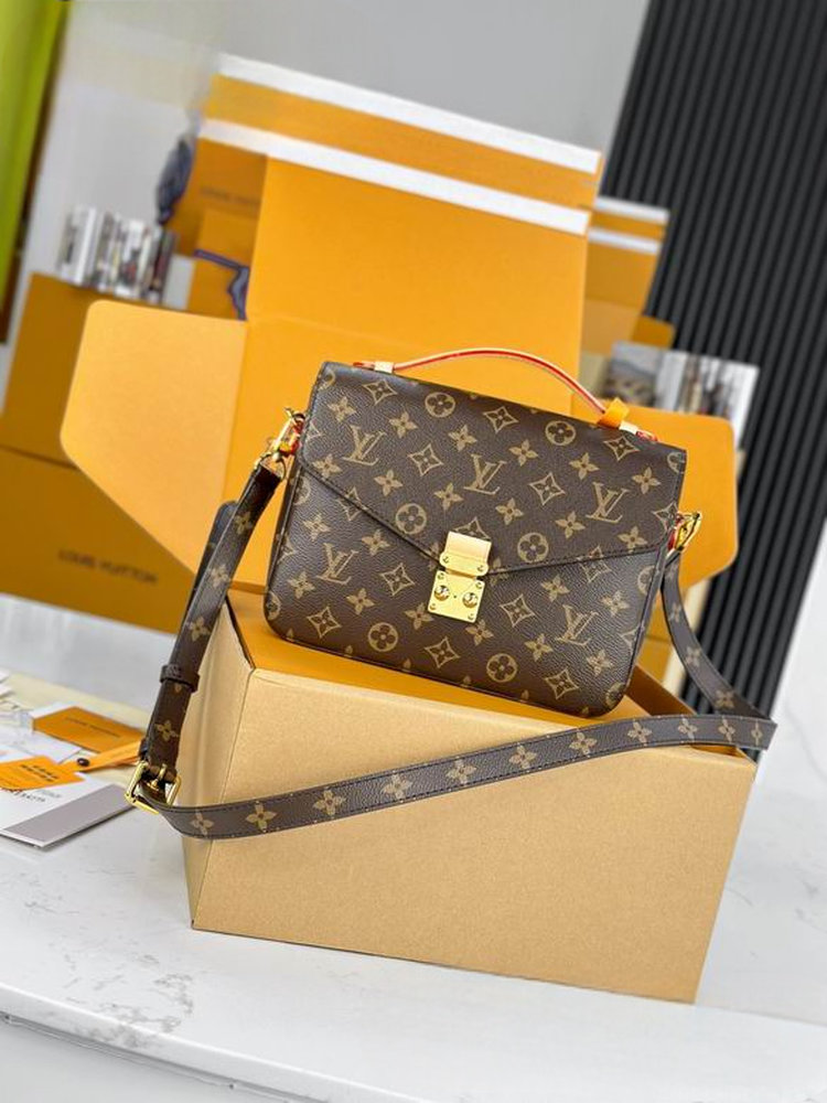 LV Pochette Metis Bag Brown For Women M44875 LV Pochette Metis Bag Brown For Women M44875