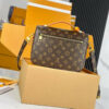 LV Pochette Metis Bag Brown For Women M44875 LV Pochette Metis Bag Brown For Women M44875