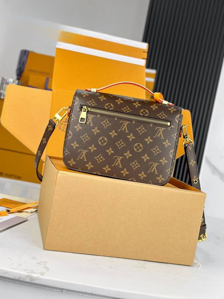 LV Pochette Metis Bag Brown For Women M44875 LV Pochette Metis Bag Brown For Women M44875