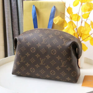 LV Cosmetic Pouch GM Monogram Canvas for Women M46458