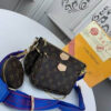 LV Multi Pochette Accessoires Monogram Canvas Blue For Women
