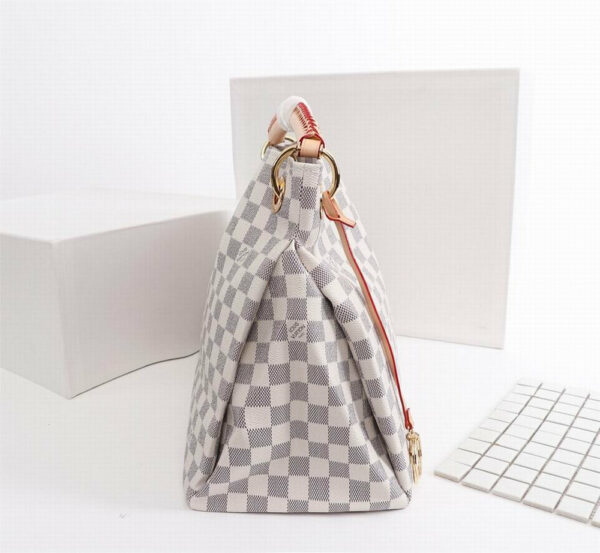 LV Artsy MM Damier Azur Canvas For Women N40253 LV Artsy MM Damier Azur Canvas For Women N40253