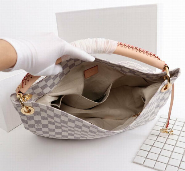 LV Artsy MM Damier Azur Canvas For Women N40253 LV Artsy MM Damier Azur Canvas For Women N40253