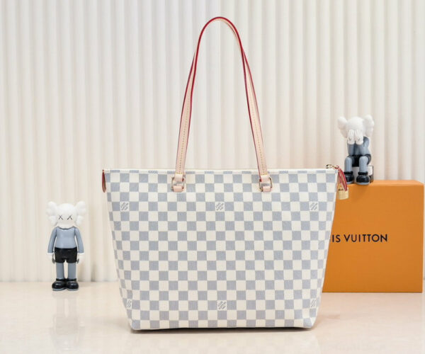 LV Lena MM Damier Azur Canvas For Women N44040 LV Lena MM Damier Azur Canvas For Women N44040