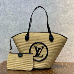 LV Saint Jacques Raffia Beige For Women
