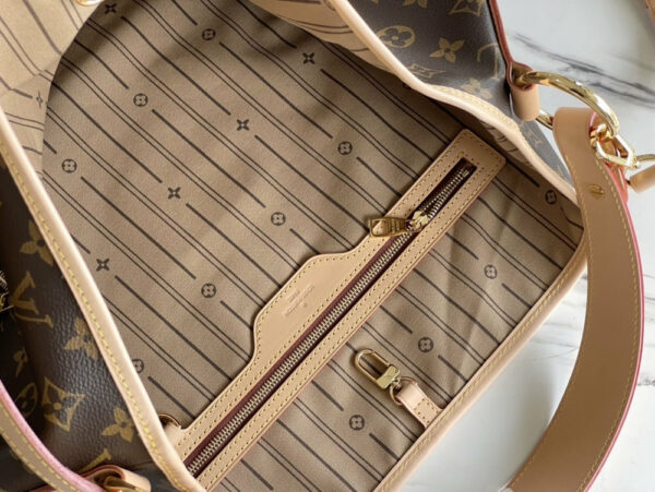 LV Delightful MM Monogram Canvas Natural For Women M40352 LV Delightful MM Monogram Canvas Natural For Women M40352